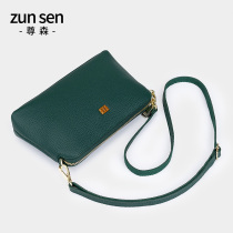 Leather shoulder bag Womens Bag 2021 New Fashion Joker Middle-aged Mother First Layer Cowhide Backpack Shoulder Small Bag