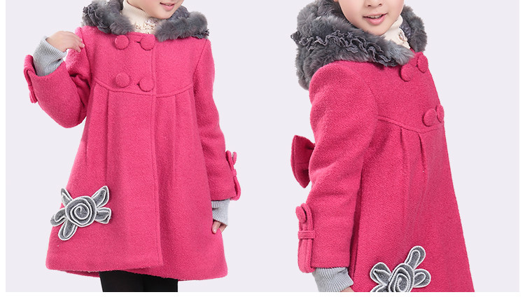 Manteau pour fille en laine - Ref 2162389 Image 68