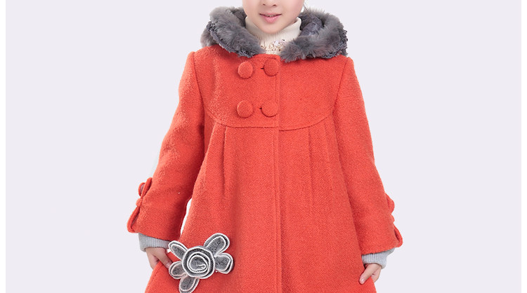 Manteau pour fille en laine - Ref 2162389 Image 71