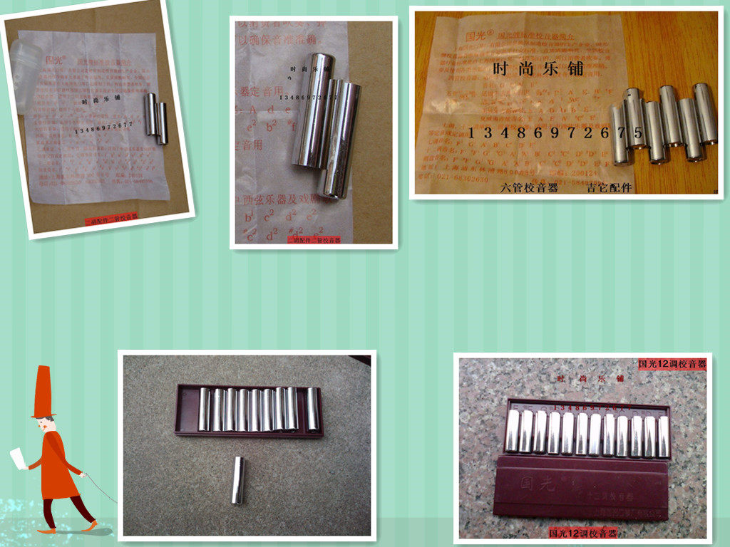 Erhu accessories Guoguang thirteen-tone tuner single-tube tuner AD tuner 12 tuner