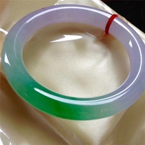 Jewelry Jade jade bracelets zi yang lv piao flowers spring color round bar secondary consort were beat bracelet