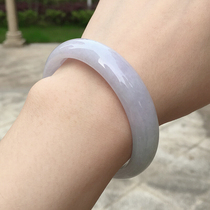 Xiaoting Burmese old pit violet jade bracelet ice glutinous jade bracelet female spring color bracelet round bracelet jade bracelet jade bracelet
