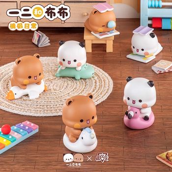 In-Stock Micro Dimension One and Two and Bubu Couple's Daily Life Third Series Blind Box Trendy Figurines Cute Ornaments Toys