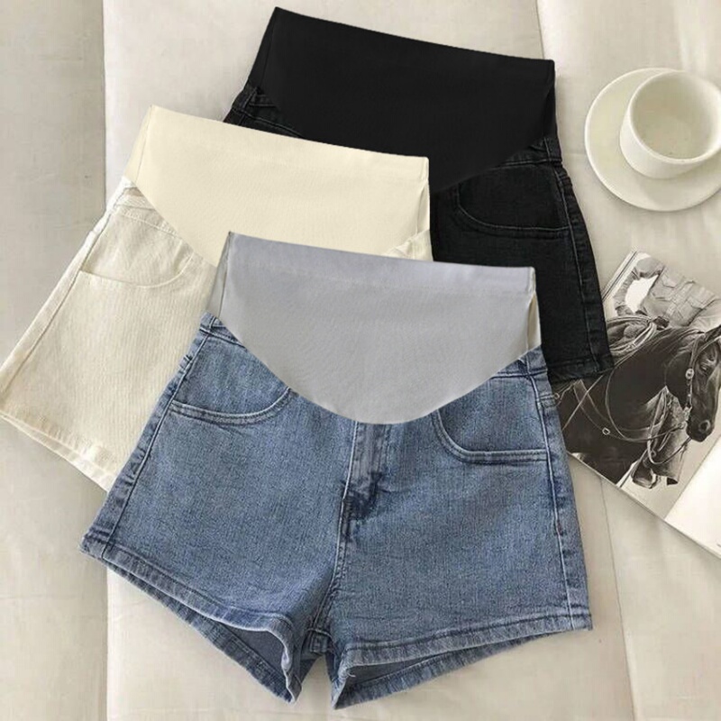 Maternity Shorts, Summer Thin Style, Suitable for Petite Women, Can Be Worn as Outerwear, Denim Leggings, Spring and Summer Wear, Do Not Tighten the Belly during Pregnancy, Maternity Pants Maternity Shorts, Summer Thin Style, Suitable for Petite Women, Can Be Worn as Outerwear, Denim Leggings, Spring and Summer Wear, Do Not Tighten the Belly during Pregnancy, Maternity Pants