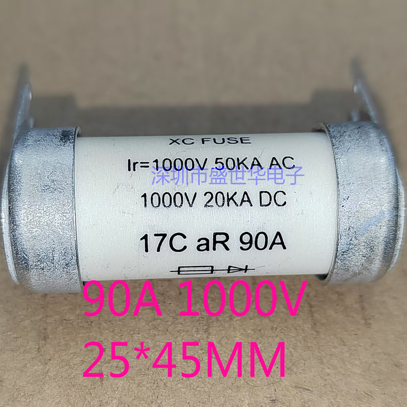 Original Genuine 17C 90A 1000V Fuse Ceramic Fuse Ul Original Genuine 17C 90A 1000V Fuse Ceramic Fuse Ul