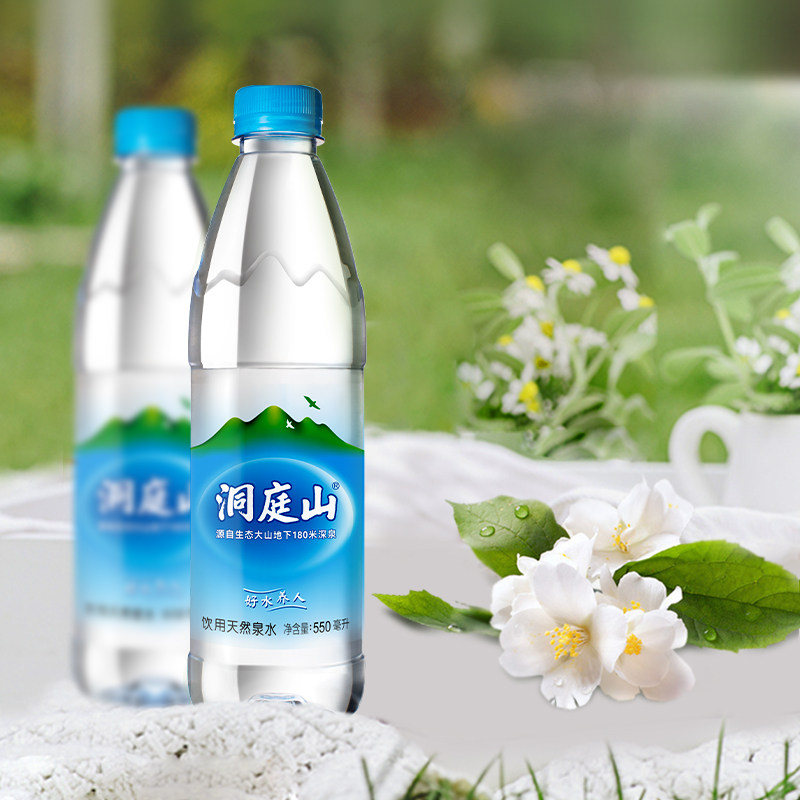 洞庭山天然泉水550ml*24瓶装实测｜喝得安心、搬得轻松，25年最值饮用水