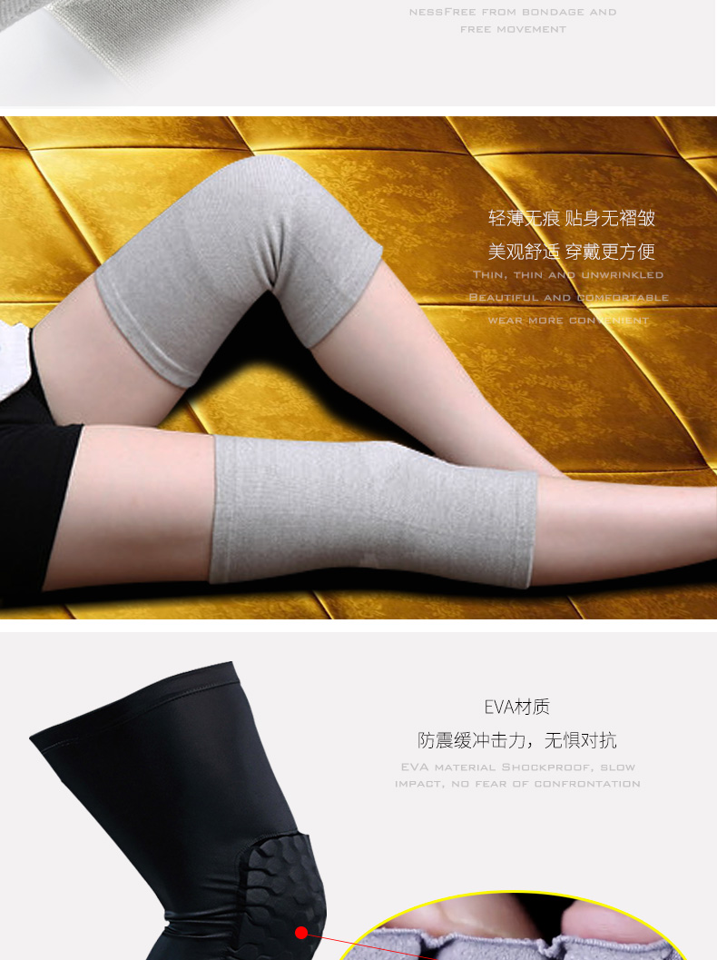 Kaiwei miếng đệm đầu gối bộ đầu gối cưỡi xe đạp leo núi xe đạp đồ bảo hộ chạy thể thao ngoài trời tập thể dục miếng đệm đầu gối thiết bị băng bảo vệ đầu gối adidas