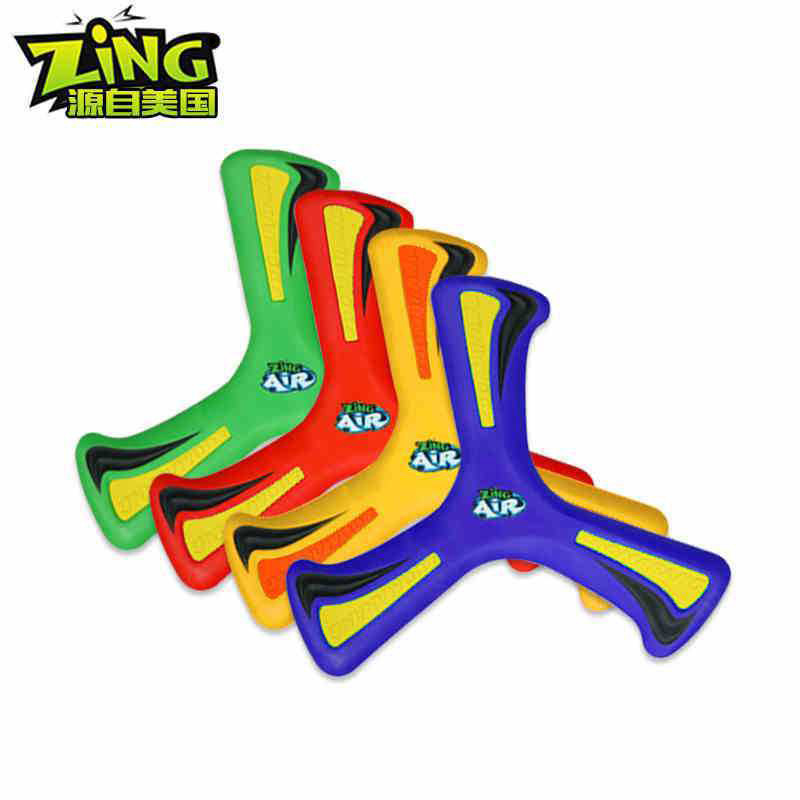 Boomerang Foam Back Dart Fly to Outdoor Sport Flying Disc Four Leaf Crossers Throw a Child Toys Soft