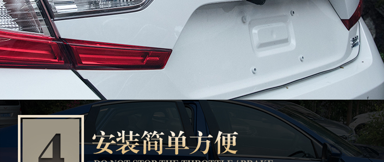 Mười thế hệ của Accord phía sau cánh xe nguyên bản màu sơn đuôi spoiler miễn phí của đấm sửa đổi bên ngoài đặc biệt Honda new 10 thế hệ