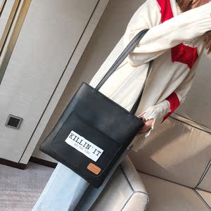 包手提袋子女包pu大包简单大方软皮大容量皮