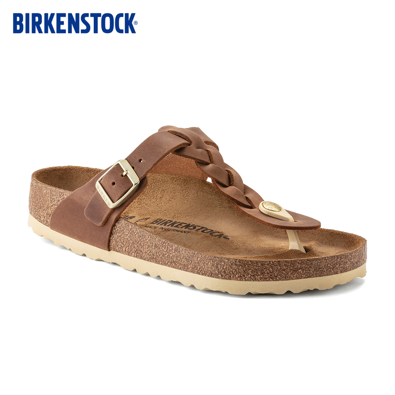 Birkenstock German Imported Women's Oil-Tanned Leather Fashion Woven Gizeh Thong Sandals Birkenstock German Imported Women's Oil-Tanned Leather Fashion Woven Gizeh Thong Sandals