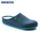 Giày len BIRKENSTOCK nam và nữ có cùng một đoạn mùa thu và mùa đông cừu cashmere nút chai dép ngón chân - Dép