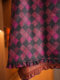 2026 Summer Thin Mulberry Silk Blended Vest French Ruffled Diamond Pattern Waistcoat Rose Red Vest for Women
