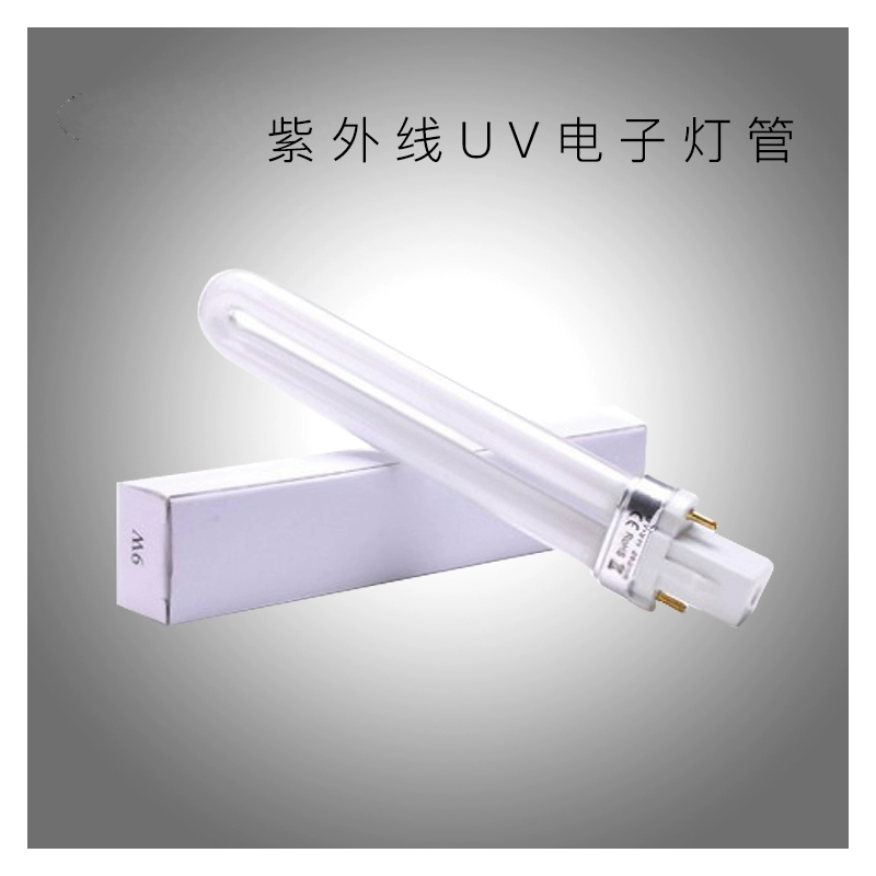 Dụng cụ làm móng Cung cấp đèn máy trị liệu 9W UV ống điện tử UV nướng ánh sáng trị liệu sơn móng tay - Công cụ Nail