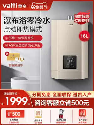 Vantage i12038 gas water heater 0 Cold Water household gas 16 liters pressurized instant hot constant temperature bath