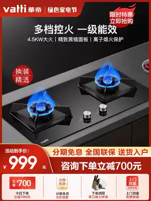 Huadi gas stove i10059B Gas stove Double-port gas stove Household gas stove Energy-saving gas stove New flagship
