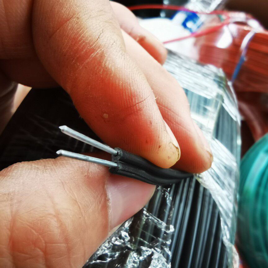 Two-core optical cable binding leather line 150 m per roll galvanized 1 0 wire Zinc durable and sturdy and anti-ageing