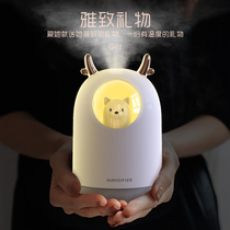 Adolescent Girl Nano Spray Humidifiers Cartoon Aroma Essential Oils Purifies Air Facial Water Recharge Instrument Mute Bedroom Cute