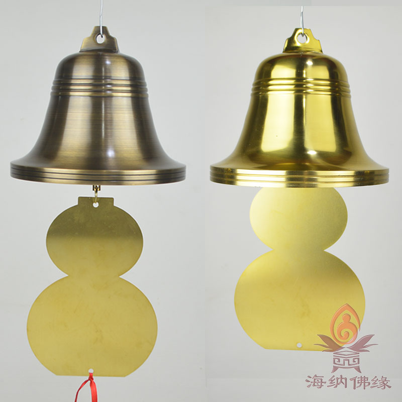 Pure Copper Wind Bell Monastery Corner Bell Thickened Hung Copper Bell Pan fan Bronze bell Bronze Bell Temple Cloud Plate Bell Bronze Bell Antique