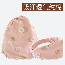 Maternity confinement hat postpartum autumn and winter pure cotton confinement hat scarf pregnant women spring and autumn style winter large head circumference windproof