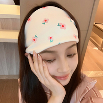 Summer confinement hat postpartum spring and autumn confinement headscarf pregnant women pure cotton thin section large head circumference spring and summer windproof