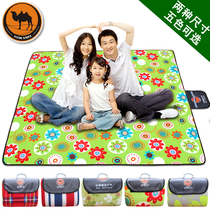 Outdoor Picnic Mat Children Crawl Cushion Plus Suede Anti-Damp Cushion Tent Equipped Wild Cooking Camping Thickened Oxford Cloth Ground Mat
