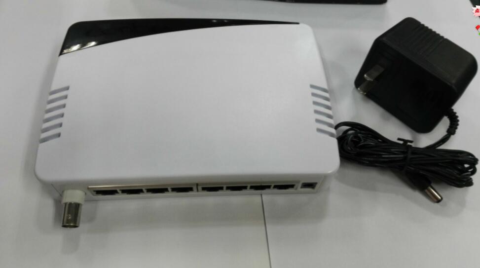 Hub with BNC interface (HUB) 1 BNC 8 RJ45 hubs BNC to RJ45 hub