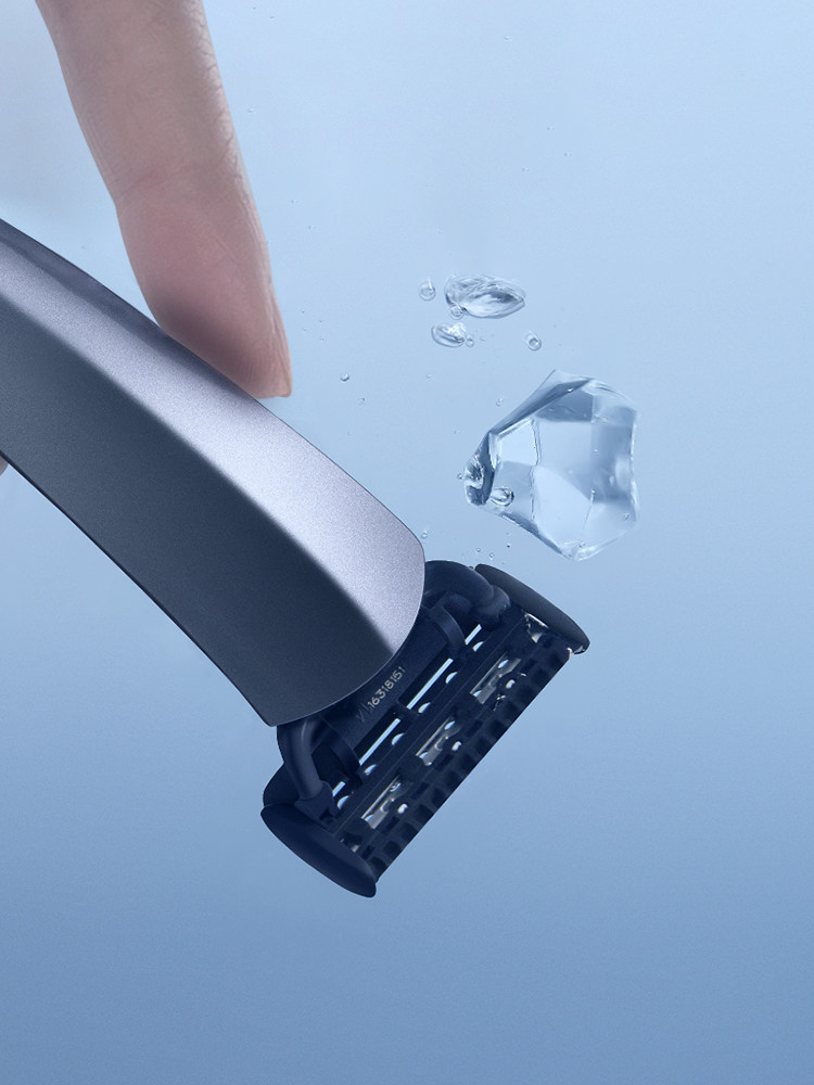 Manual razor replacement blade 5 layers 4 packs American old-fashioned razor set sharp men's razor blades