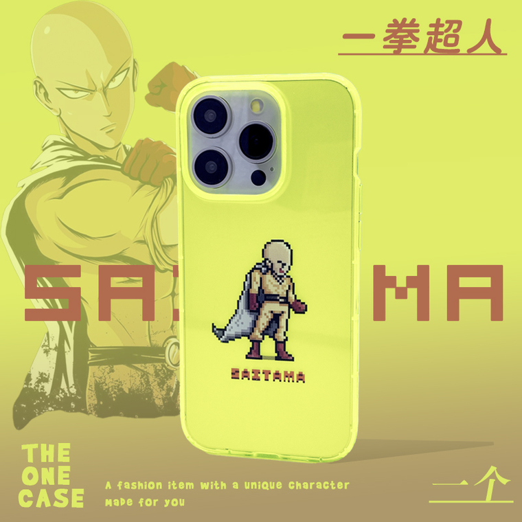 One-Punch Man Pixel Saitama iPhone Cartoon iPhone Case for iPhone 12 - 17 - view 3