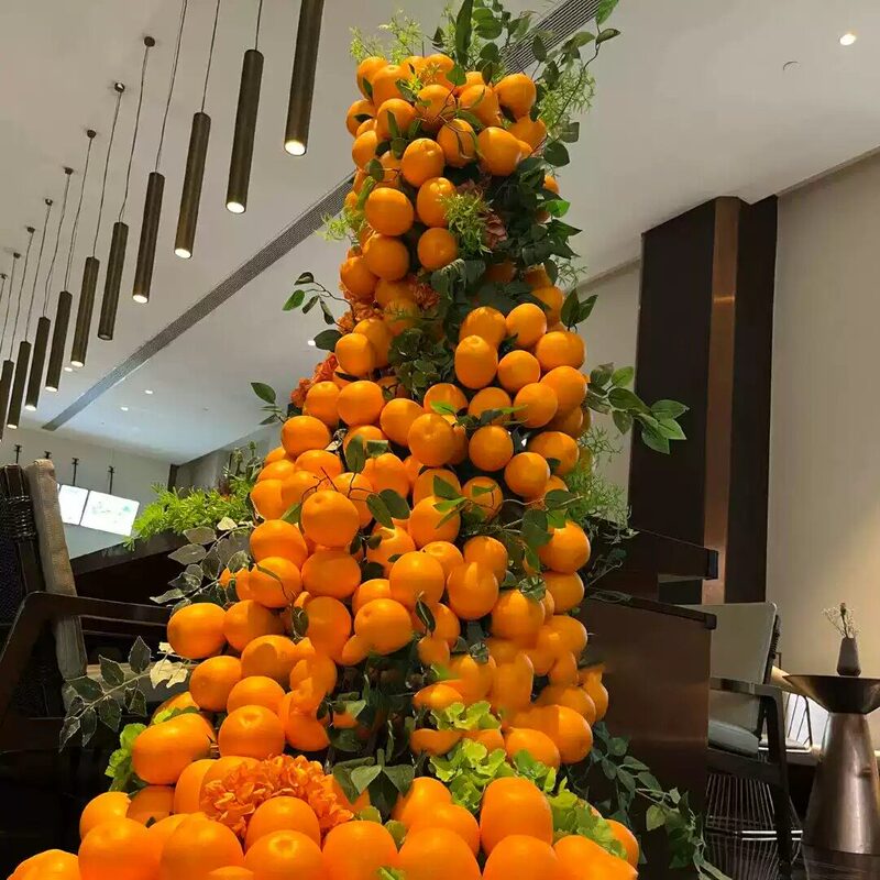 Mall Simulation Peach, Orange, Strawberry, Apple Waterfall Material Kit, Festive Atmosphere Photo Decoration, Creative Fruit Waterfall Mall Simulation Peach, Orange, Strawberry, Apple Waterfall Material Kit, Festive Atmosphere Photo Decoration, Creative Fruit Waterfall