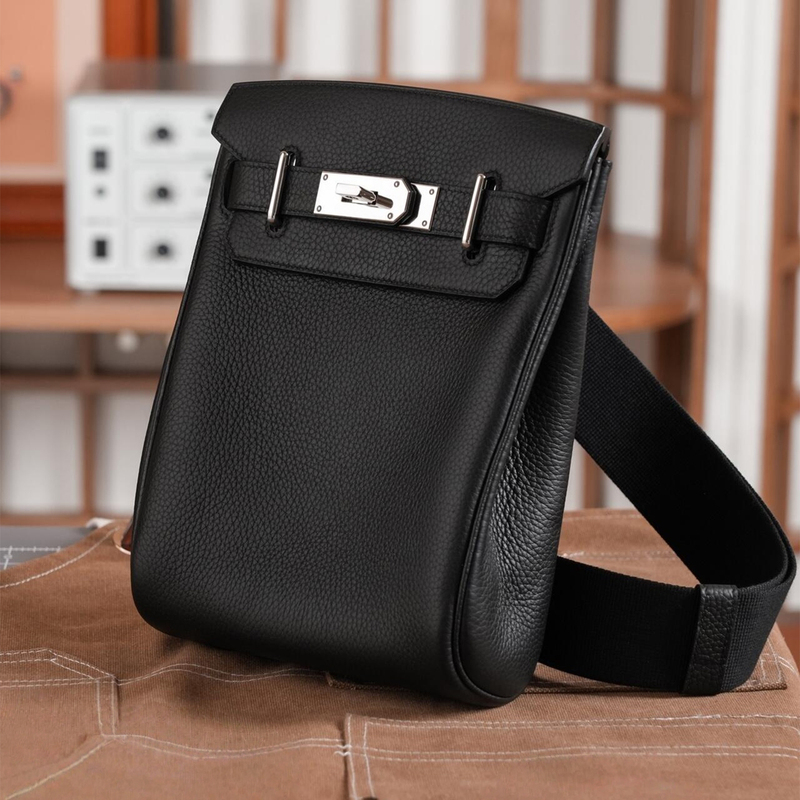 2026 Unisex Chest Bag, Handmade with Waxed Thread, Imported Tc Leather, Hac Ados Single Shoulder Crossbody Bag, High Quality