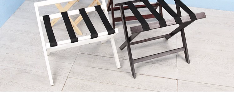 Nội thất khách sạn gỗ rắn hành lý giá khách sạn phòng ngủ quần áo giá nhà gấp phòng khách sàn giá