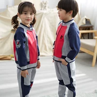Nhóm dịch vụ mua đồng phục học sinh tiểu học cá tính phiên bản tiếng Hàn của quần áo mẫu giáo mùa xuân và mùa thu cho trẻ em thể thao giáo viên quần áo đồng phục học sinh mùa hè