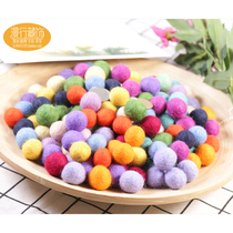 2cm solid wool felt ball Christmas hair ball ball diy childrens hair accessories earrings immortal garland handmade jewelry material