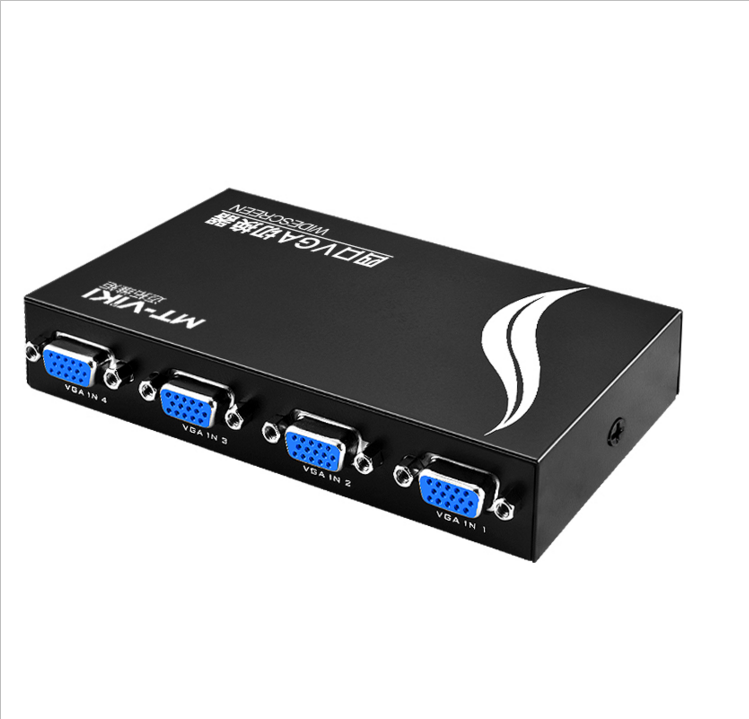 Maituo VGA switcher Four-in-one computer screen Display film 4-mouth shareware high-definition converter