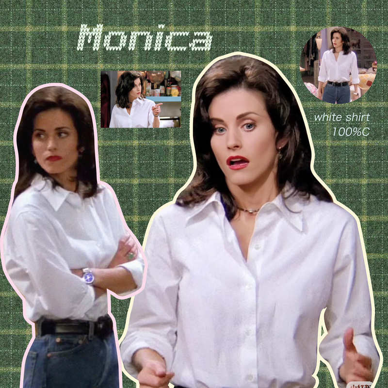 A White Shirt in the Wardrobe LAOSHU Monica's Same White Shirt, Organic Cotton Long-Sleeve Top