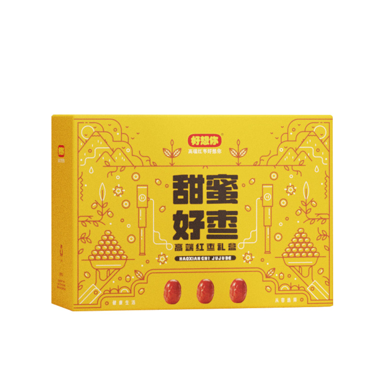 Good to miss you _ Sweet and good date box 1638g) Red date ready to eat Xinjiang special snacks package to send people