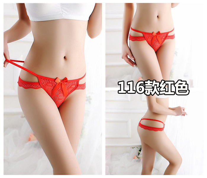 Sexy ladies thong lưới trong suốt sexy liền mạch cotton 裆 eo thấp đồ lót nữ tiếp xúc với hip hollow T quần