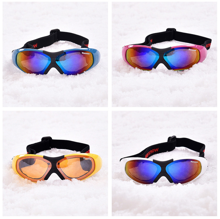 Outdoor children ski glasses single layer of children boys and girls to protect wind