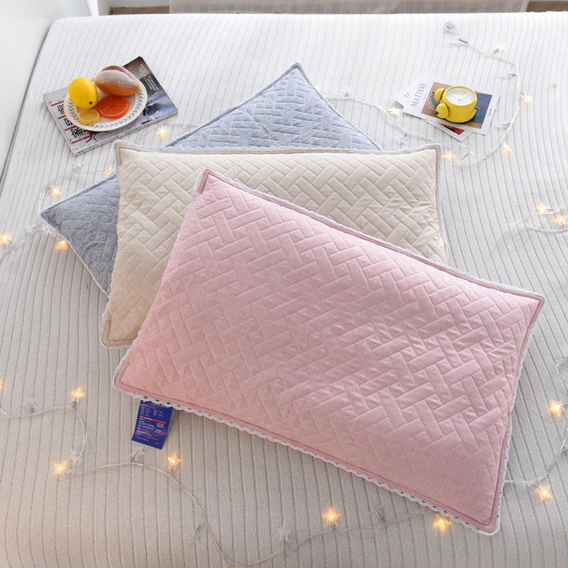 Bitter Buckwheat Wheat Peel Hard Pillow removable pillow core Adult sleep assistance Neck Pillow Single Summer Suck sweat and breathable cool pillows