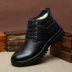 Giày cotton nam mùa đông cao giúp cộng với nhung ấm Giày nam da dày trung niên cha cotton giầy giày thể thao sneaker Giay cao
