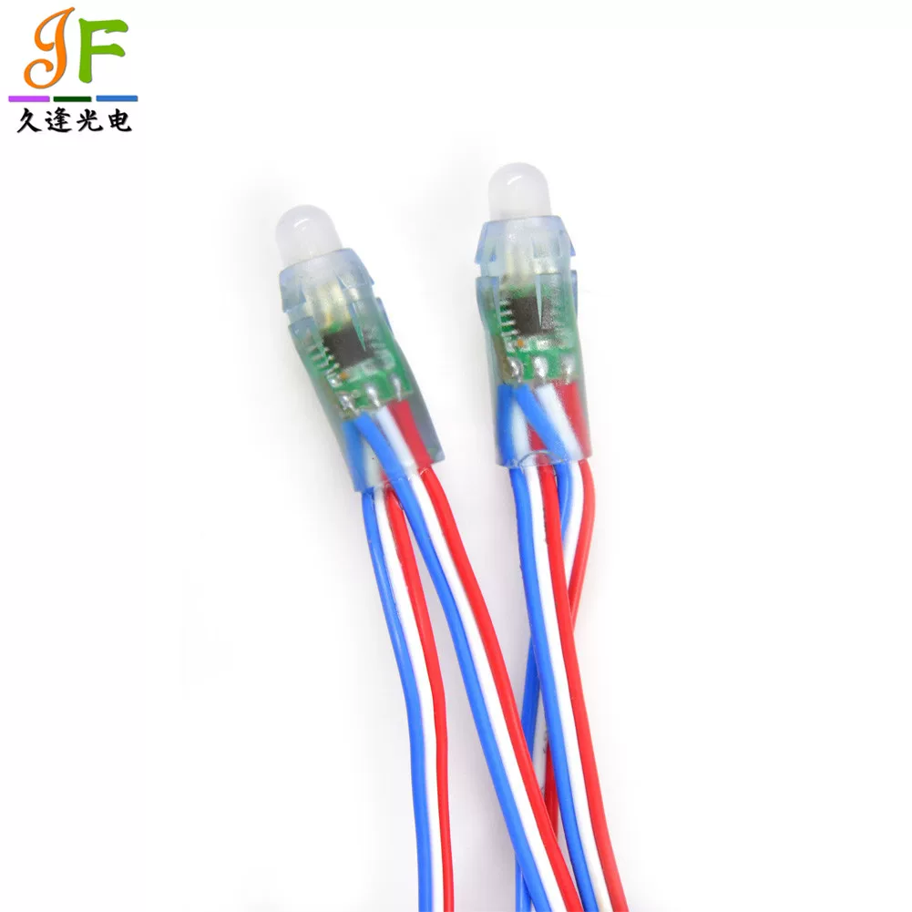 1 Стринг WS2811 DC5V 12 мм Пластик Пластик Пластик Пластик Лампочки Световые Строки Модуль Источник света IP68