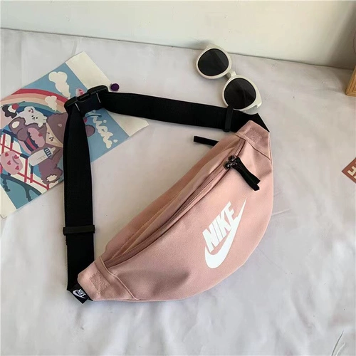 Nike, модная поясная сумка для отдыха подходит для мужчин и женщин, трендовая спортивная система хранения, сумка на одно плечо, нагрудная сумка