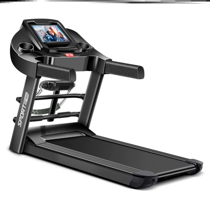 Mute gấp máy chạy bộ tại nhà đi bộ điện cực kỳ yên tĩnh gấp nhỏ giảm cân trong nhà phòng tập thể dục chuyên dụng - Máy chạy bộ / thiết bị tập luyện lớn