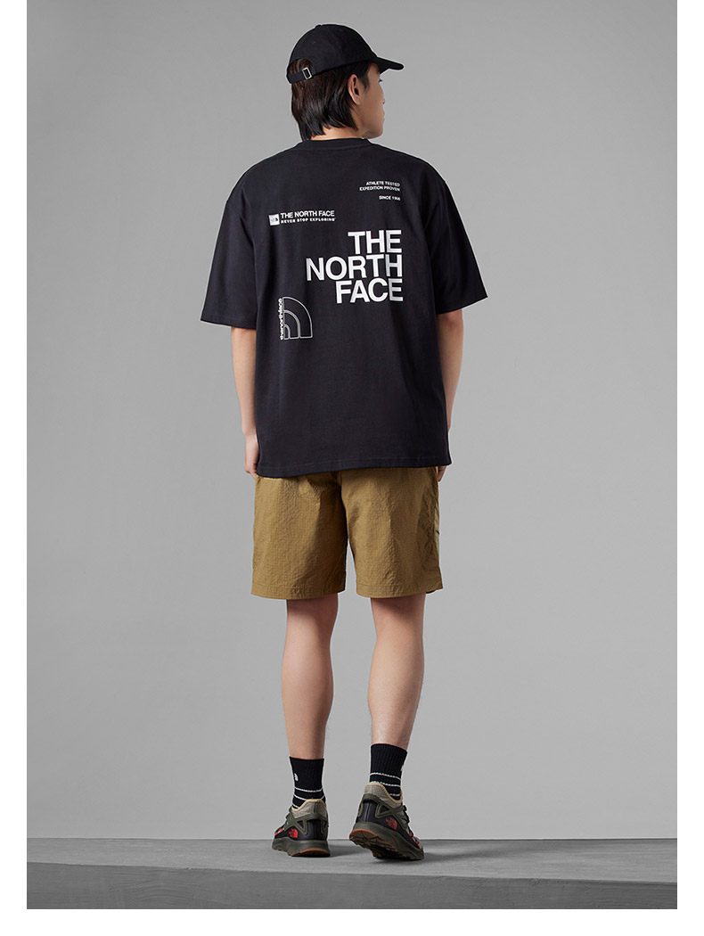TheNorthFace北面UE男全棉重磅印花logo短袖T恤23夏季新款7WFJ_THE NORTH FACE ICON 2021