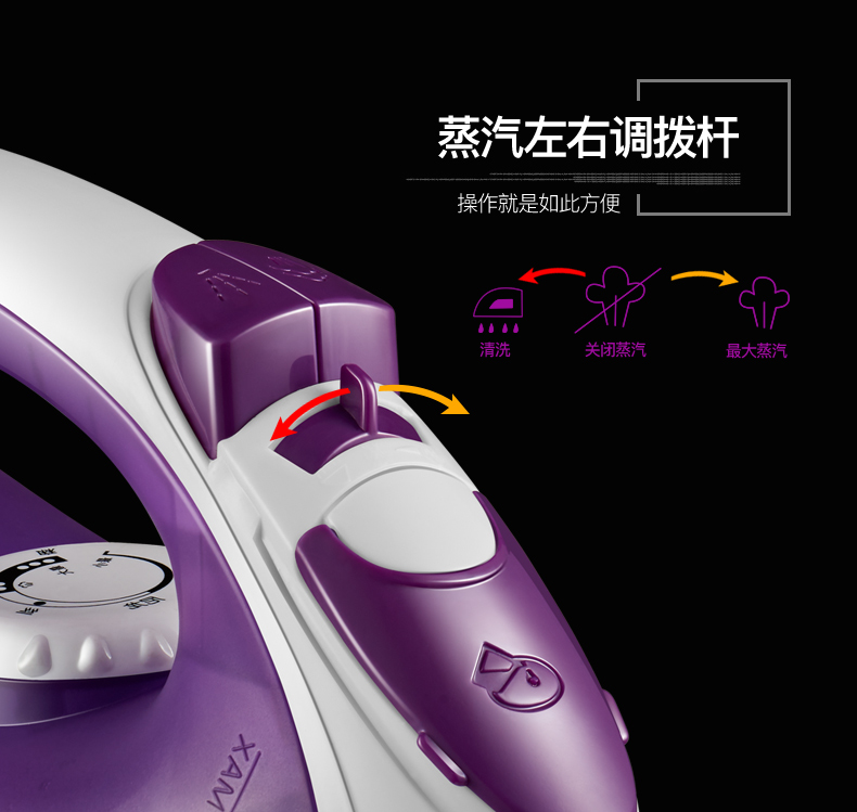 bàn là hơi nước cầm tay tefal Chigo điện sắt hơi nước gia đình mini treo máy nóng nhỏ sắt điện cầm tay nhỏ ủi sắt bàn là hơi nước cầm tay tefal