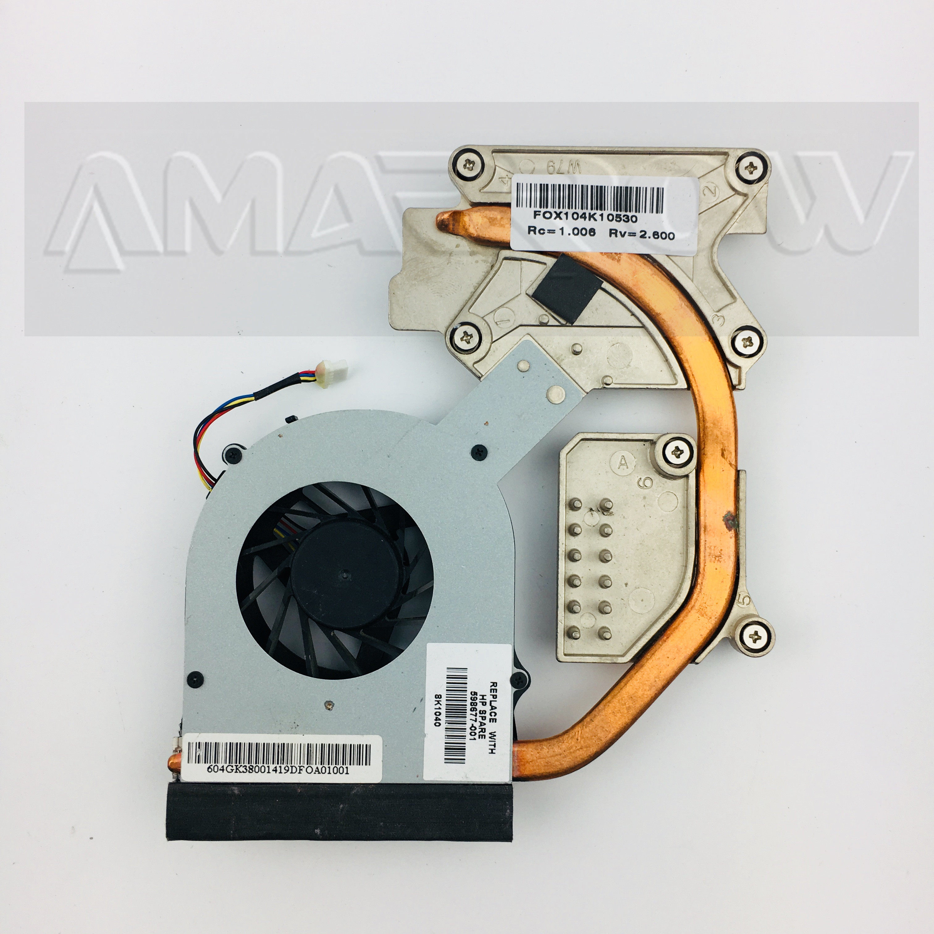 HP HP HP 4520S 4720S Independent Display Card Notebook Computer Radiator Fin Fan 598677-001