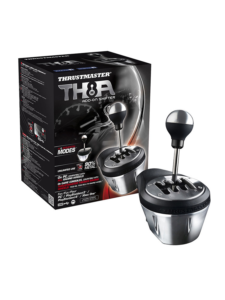 Thrustmaster Th8A Racing Simulator Shifter Is Compatible with Ts-Pc Racer Steering Wheel and T3Pa Pro Pedals, Supports Pc/Ps/Xbox, Euro Truck Simulator 2/Dirt Rally