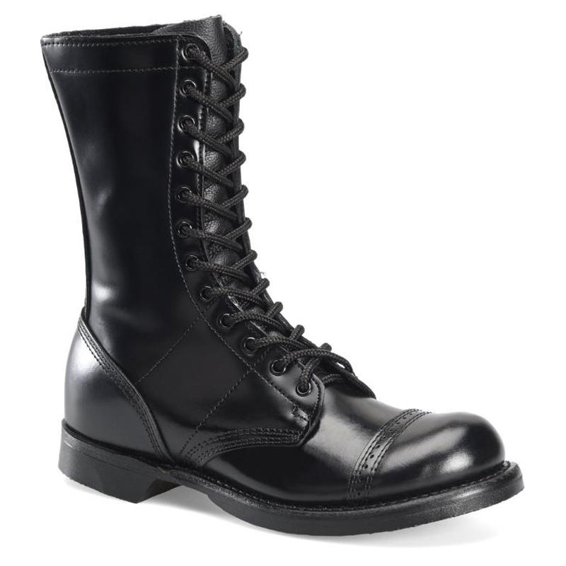 [Usd-Part in Stock] American Brand American-Made Corcoran 1500 Black Full Leather Paratrooper Boots Jun Boots