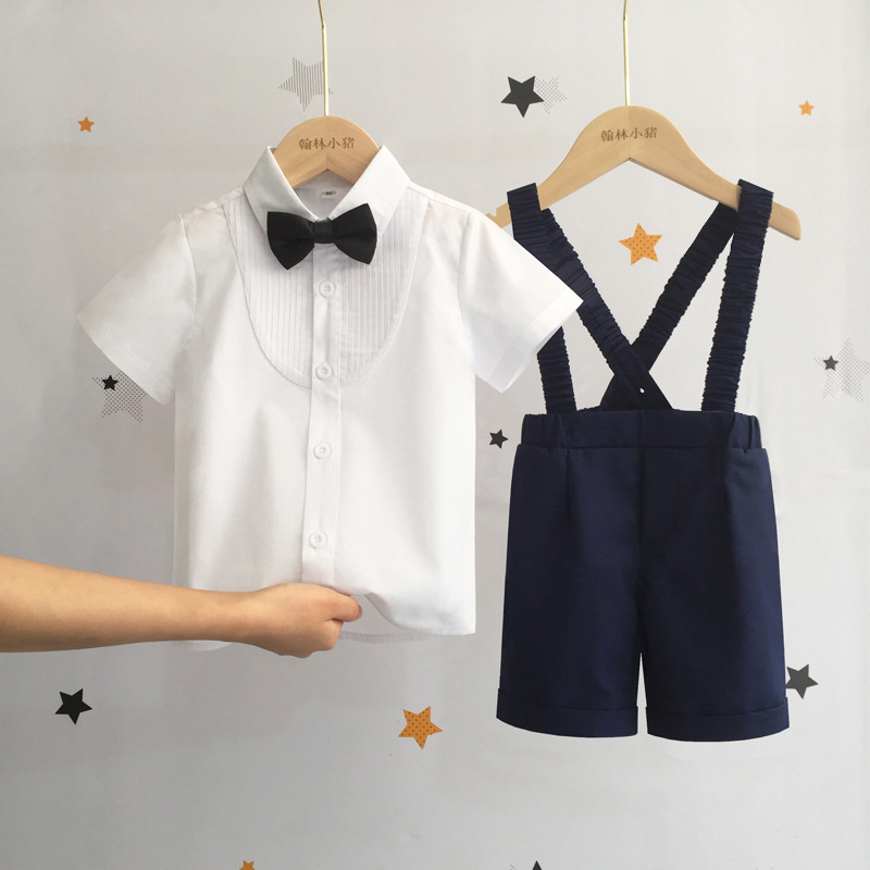 Grab Weekly Gown Boy Suit Summer Boy Baby Boy A Week Old Dinner Dress Baby Boy Birthday Gentleman Suit